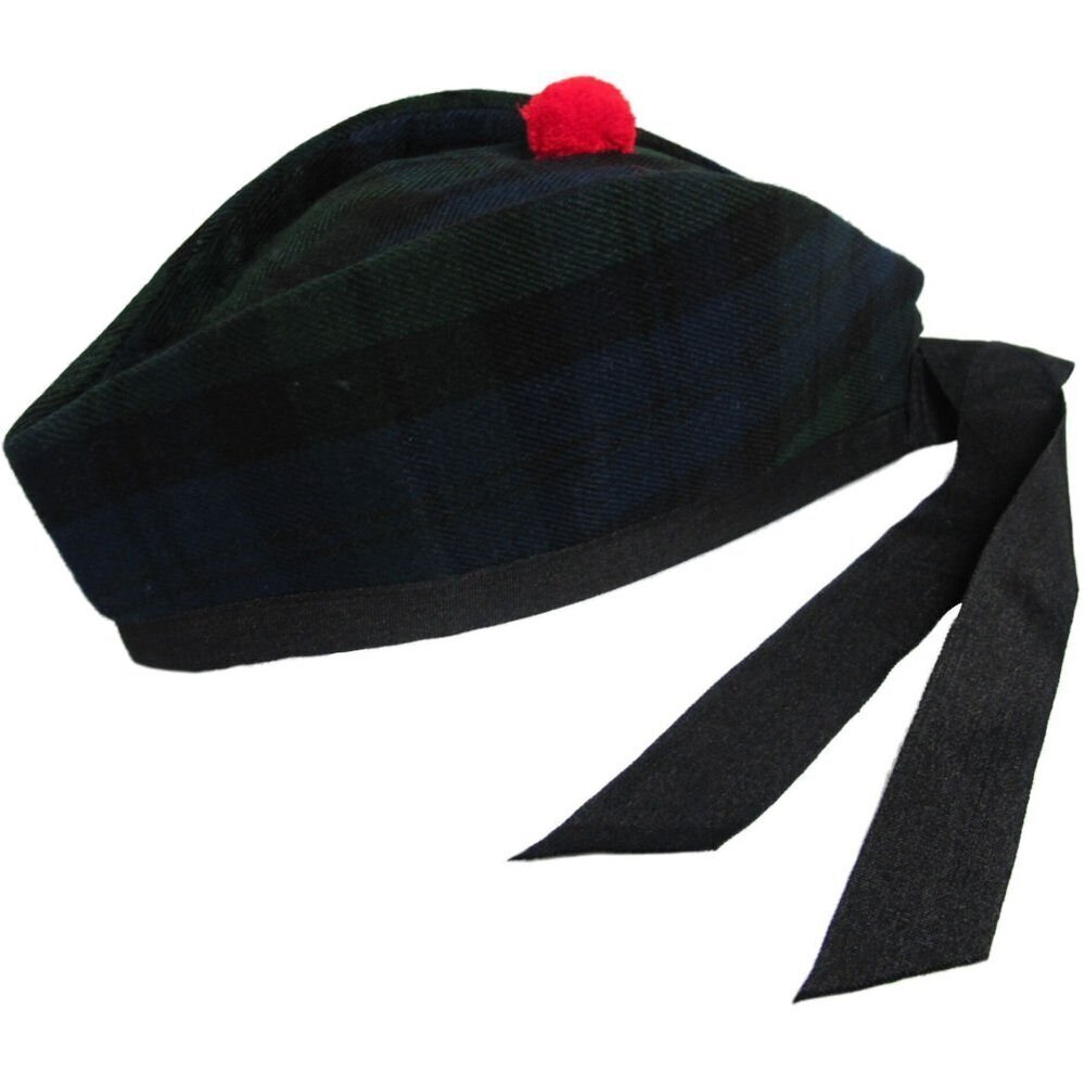 9351 Black Watch Glengarry Scottish Kilt Hat Size 58